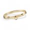 Hermes Collier de Chien Bracelet Gold